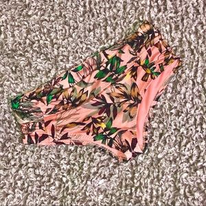 Floral Pink Athleta  Bikini Bottoms